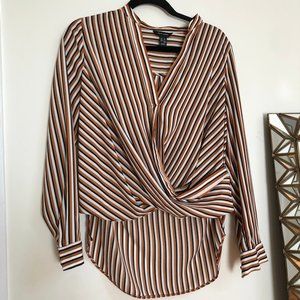 NEW LOOK HIGH LOW TWIST FRONT TOP FLOWY CUTE